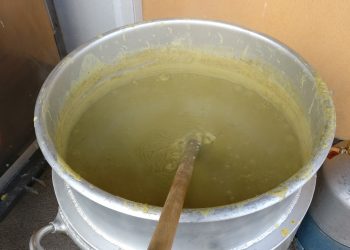 Marche et soupe aux pois