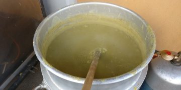 Marche et soupe aux pois